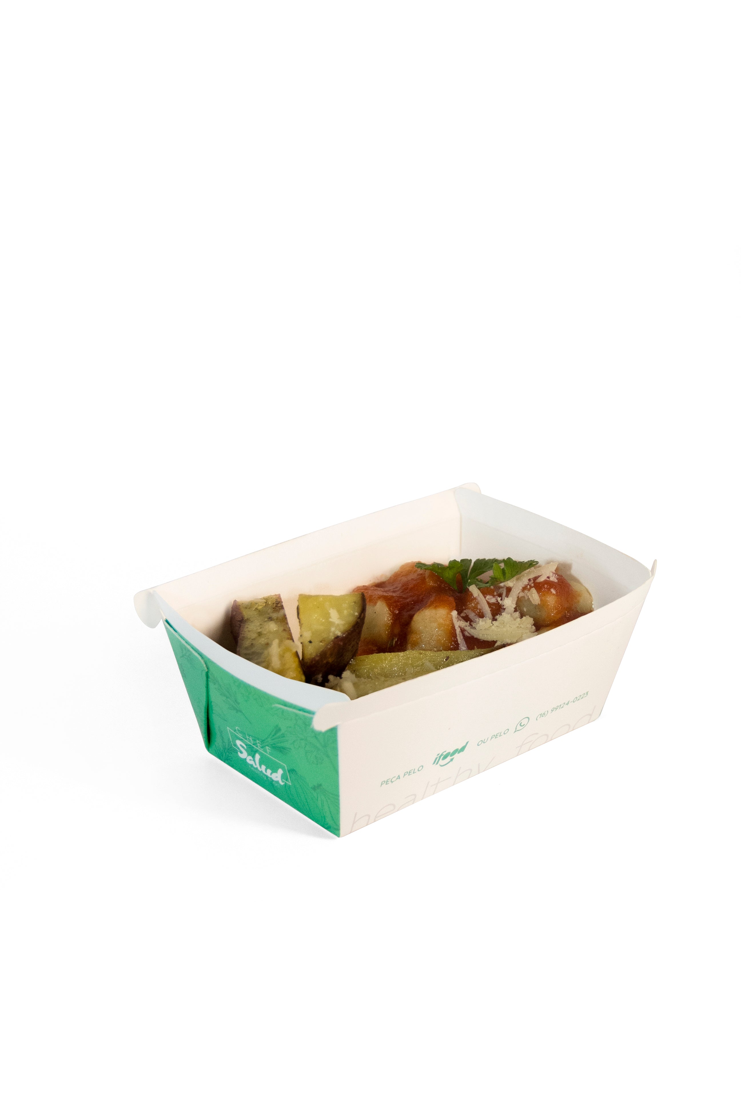 Batata doce rústica e nhoque de batata doce ao molho sugo