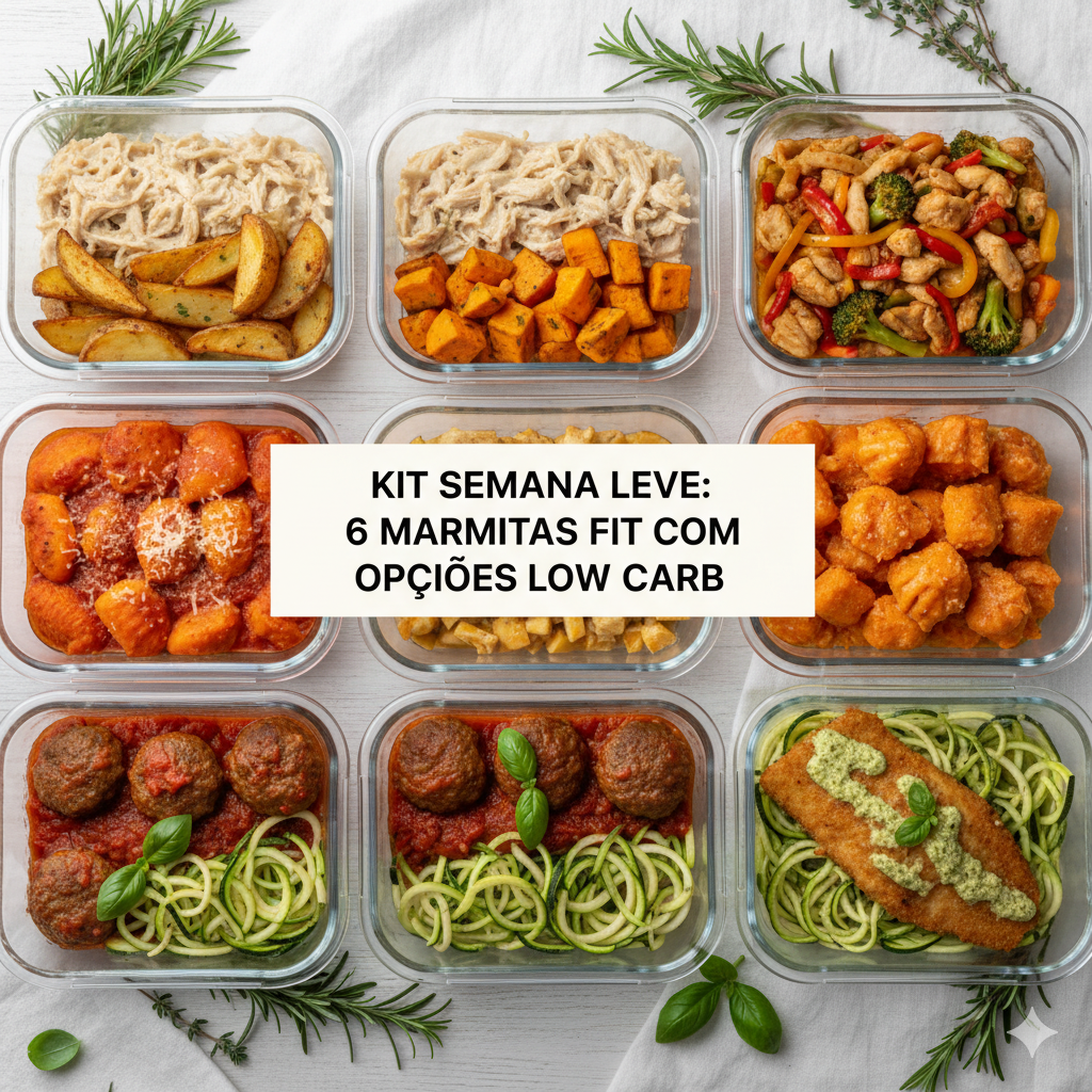 Kit Semana Leve: Refeições Fit & Low Carb